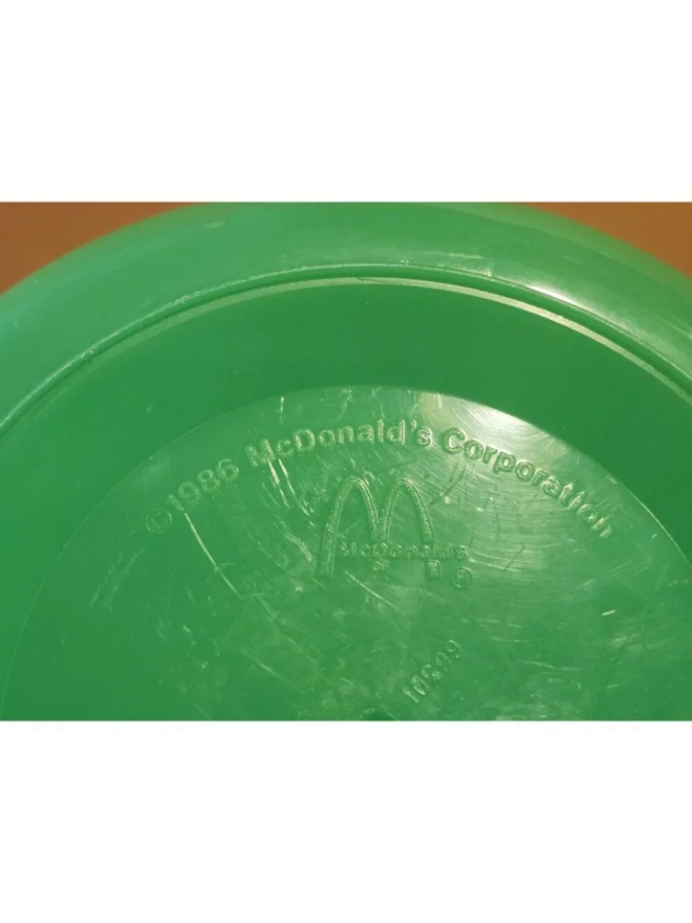 Vintage 1986~McDonald's~Halloween~Witch~Boo Bucket~Pail w/Lid~No Handle~Green